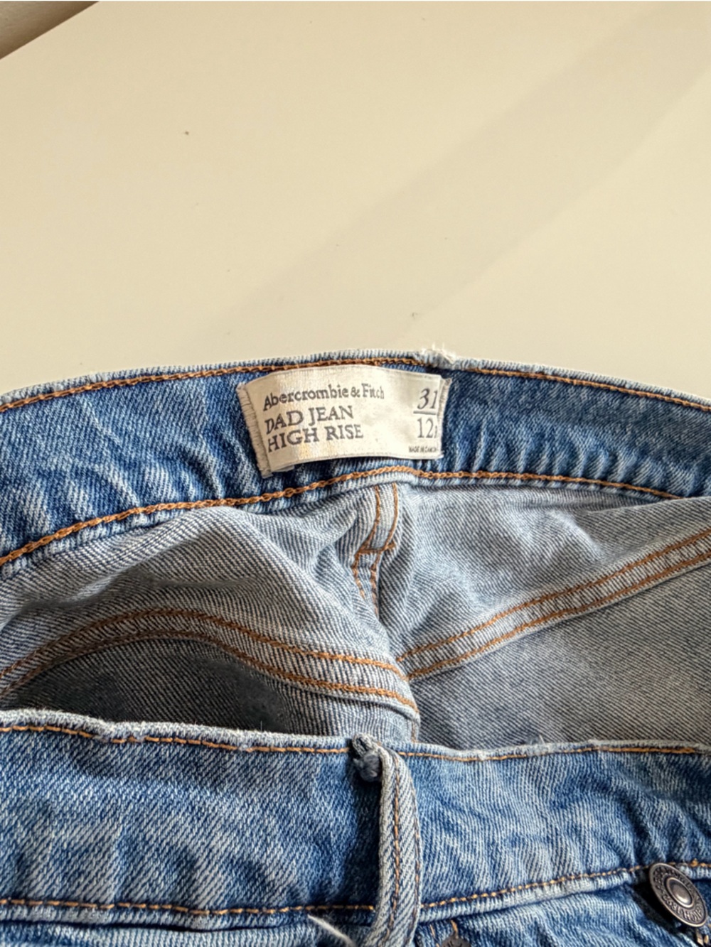 Abercrombie & Fitch Light Blue Denim Jeans